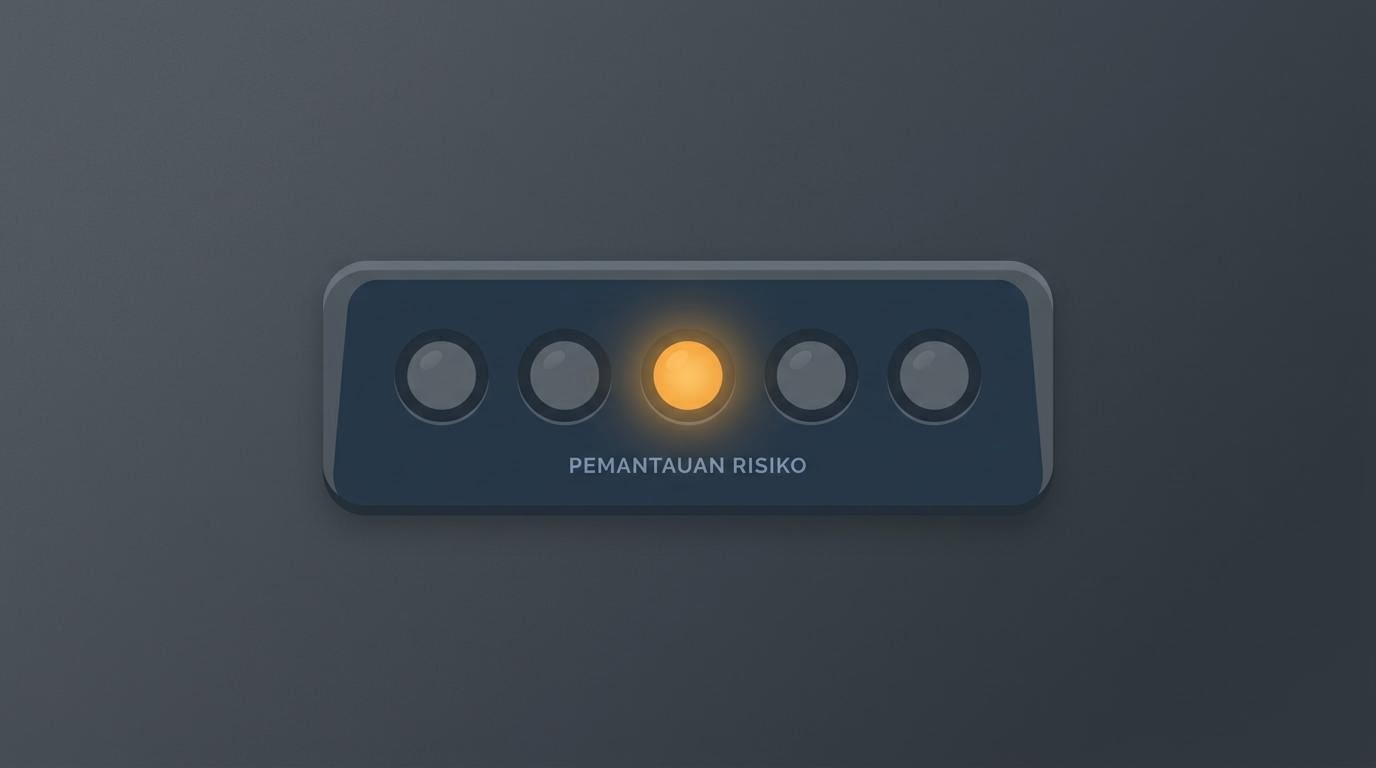 Lampu indikator sebagai gambaran sinyal peringatan risiko keuangan