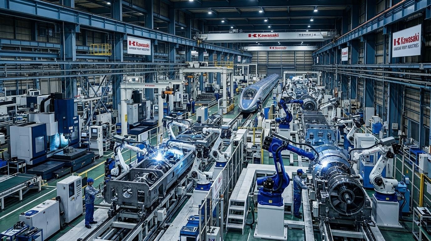 川崎重工の製造工場